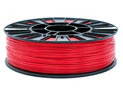 Plastic  PLA 1.75mm red, 1kg spool, ANET