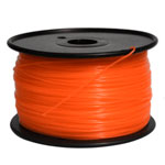 Plastic  PLA 1.75mm orange, 1kg spool