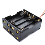 Battery compartment 8*AA with wires (2x4)
