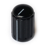 Potentiometer Knob<gtran/> 2003-4 20x15.3mm axle 4mm Black<gtran/>