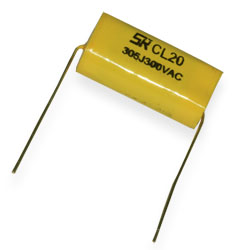 Condenser CL20 2.4uF 300VAC ±5% 32*17.5mm