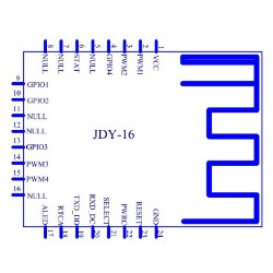 Модуль Bluetooth JDY-16 4.2 BLE аналог CC2541