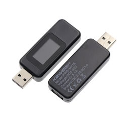 USB вольт-ампер-ваттметр MX18 черный