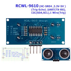 Ультразвуковой датчик HC-SR04 2020 IIC/UART RCWL-9610