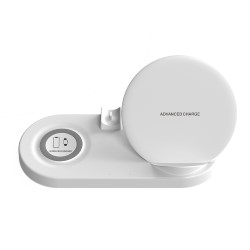  Wireless charger  Qi 3 in 1 W7 white