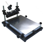 Stencil printer<gtran/> for silk screen printing<gtran/>