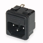 Network connector<gtran/>  AS-06 (C14) with fuse holder<gtran/>