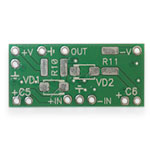 Printed circuit board balanced in/unbalanced out for HiFi&HiEnd
