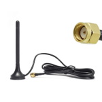 Antenna GSM 900/1800MHZ RP-SMA Male L=110mm 5dBi 3m cable