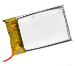  Li-pol battery  351420P, 80mAh 3.7V with protection board
