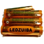 Battery LR03 AAA, Alkaline, LEDZUIBA LR03 AAA, Alkaline, LEDZUIBA