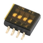 Switch<gtran/> DSHP04TSGET 4-pin SMD