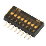 Перемикач<gtran/> DSHP08TSGET 8-pin SMD