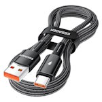Cable USB 2.0 AM/ Type-C 1m 120W Sunset black