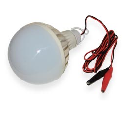 Лампа-переноска автомобильная LED 12Вт, 12/24В, длина  2м, крокодилы