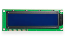 Goodview LCD JXD1602E BLW, великі символи