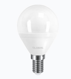 Лампа светодиодная GLOBAL LED G45 F 5W 4100K 220V E14 AP