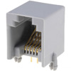 6P6C socket per board (horizontal)