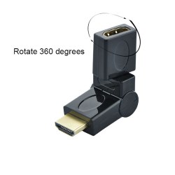 Переходник HDMI-HDMI поворотный 360° (папа-мама)