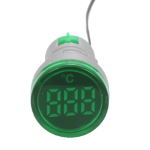 Panel thermometer AD16-22TM-G -20+199°C Green