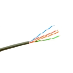 Cable UTP Cat 5E 4PR CCA 0.51 mm PVC indoor