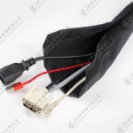 Velcro cable sleeve<gtran/> SP-MST-16 текстильный оборачиваемый ЧЁРНЫЙ [1м]</ntran>