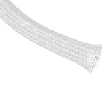 Cable braid<gtran/> snake skin 4mm, white<gtran/>