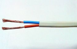 Power cable ШВВП 2х0.75 white