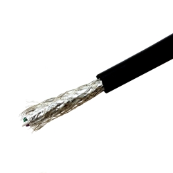 Signal cable  ZR-RVVP 10 x 0.2 mm2 shielded PVC black
