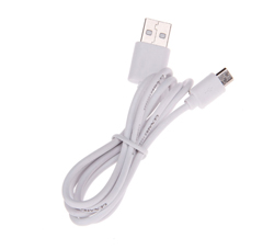 Cable  USB 2.0 AM/BM micro-USB 1.0m white 2A TPE