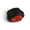 Key switch KCD1-101-9 oval ON-OFF 2pin red