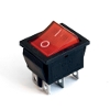 Key switch<gtran/> KCD2-202N-2 ON-ON 6pin RED