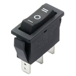 Key switch  KCD3-103 ON-OFF-ON 3pin black