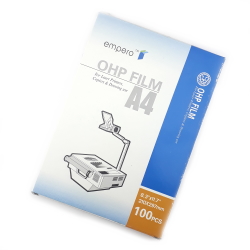 Film for laser printer EMPERO OHP [A4, pack of 100 pcs] for b/w printing