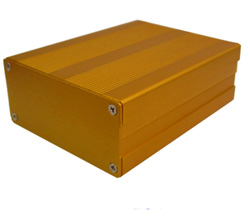 Корпус алюмінієвий 100*76*35MM aluminum case GOLD