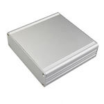 Aluminum housing<gtran/> 100*105*30MM aluminum case SILVER
