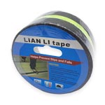 LL-10R11 fluorescent ribbon<gtran/> anti-slip PU Black-Green 50mm x 5m<gtran/>