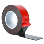 Double-sided adhesive tape foamed 20mm*10m*1mm, black