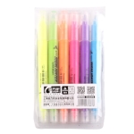 A set of markers for selection text (highlighter) G-0522AT, 6 colors, 1+3mm