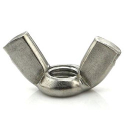 Stainless nut M4 winged stainless steel 304