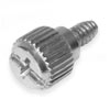 Nickel plated screw<gtran/> UNC6-32 L=5.5mm knurled<gtran/>