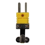 Device plug for thermocouple<gtran/> NZK-11, with wire clamp<gtran/>