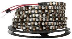 LED Strip Light  SMD 5050 (60) IP65 RGB WS2812B black base