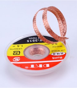 Solder absorbent braid DKT-2515 (2.5 мм, длина 1.5м)