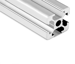 Aluminum machine profile 20x20mm JL-6-2020E 1m anode.