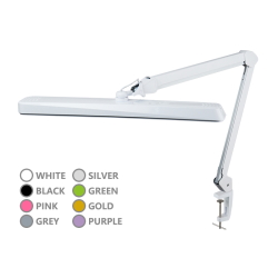Table lamp on a clamp 9505LED-30CCT-С dimming 324LED, 30W GRAY