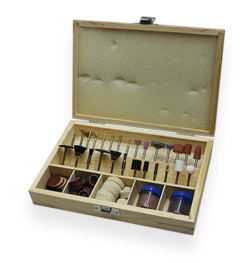 A set of accessories for the engraver 100 pcs, pencil case