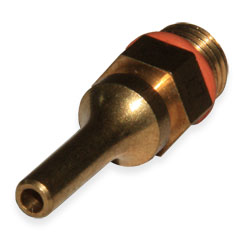 Glue gun nozzle 2x38 mm, brass