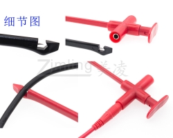 Banana probe 4 mm Y1017 set 2 pcs (without wire) lancer