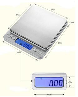 Весы електронні I-2000 [500 г/0.01г] побутові